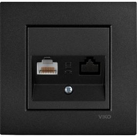 Viko RJ45 CAT5E Artline Novella İkili Data Prizi