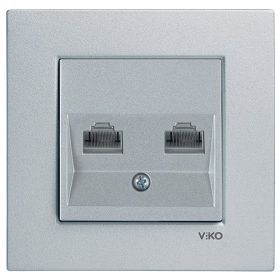 Viko RJ45 CAT5E Artline Novella İkili Data Prizi