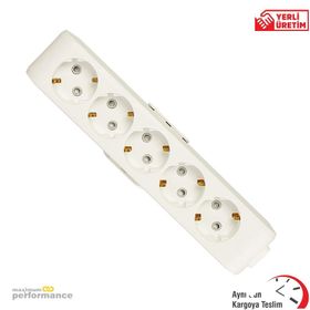 Viko Topraklı Çocuk Korumalı Klemensli Multi-Let Beşli Priz