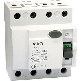 Viko Trifaze 3X40 30 Ma 230V 50-60 Hz Kaçak Akım Rolesi