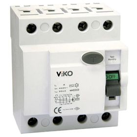 Viko Trifaze 4x40A 300mA Kaçak Akım Rölesi