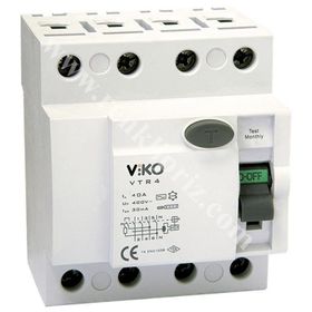 Viko Trifaze 4x40A 30mA Kaçak Akım Rölesi