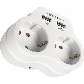 Viko Usb Girişli 2.1 Amper Beyaz İkili Priz