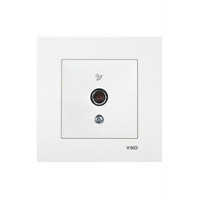 Viko VİKO0023 F Konnektörlü Geçişli (10 Db) Karre Uydu Prizi ve Çerçeve