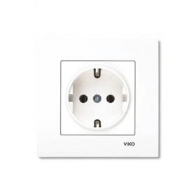 Viko VİKO0029 Karre Tekli Beyaz Çerçeve