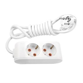 Viko VİKO0075 Topraklı Çocuk Korumalı Klemensli Multi-Let İkili Priz