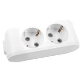 Viko VİKO0075 Topraklı Çocuk Korumalı Klemensli Multi-Let İkili Priz