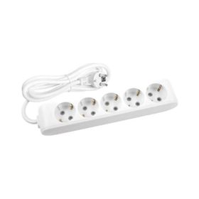 Viko VİKO0128 Topraklı Çocuk Korumalı Klemensli Multi-Let Beşli Priz