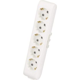 Viko VİKO0129 Topraklı Çocuk Korumalı Klemensli Multi-Let Beşli Priz