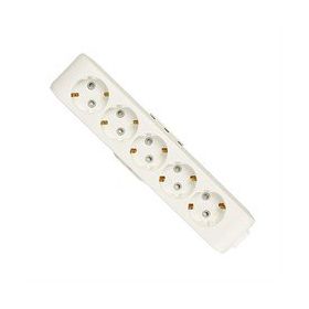 Viko VİKO0129 Topraklı Çocuk Korumalı Klemensli Multi-Let Beşli Priz