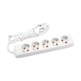 Viko VİKO0129 Topraklı Çocuk Korumalı Klemensli Multi-Let Beşli Priz