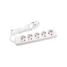 Viko VİKO0132 2 m Topraklı Çocuk Korumalı Multi-Let Beşli Grup Priz