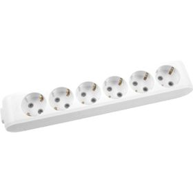 Viko VİKO0148 Topraklı Çocuk Korumalı Klemensli Multi-Let Altılı Priz