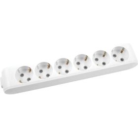 Viko VİKO0148 Topraklı Çocuk Korumalı Klemensli Multi-Let Altılı Priz