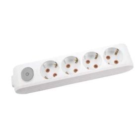 Viko VİKO0148 Topraklı Çocuk Korumalı Klemensli Multi-Let Altılı Priz