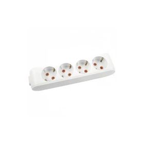 Viko VİKO0149 Topraklı Çocuk Korumalı Klemensli Multi-Let Altılı Priz