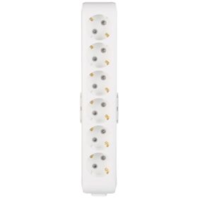 Viko VİKO0149 Topraklı Çocuk Korumalı Klemensli Multi-Let Altılı Priz