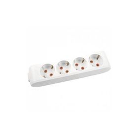 Viko VİKO0149 Topraklı Çocuk Korumalı Klemensli Multi-Let Altılı Priz