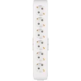 Viko VİKO0149 Topraklı Çocuk Korumalı Klemensli Multi-Let Altılı Priz