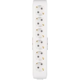 Viko VİKO0149 Topraklı Çocuk Korumalı Klemensli Multi-Let Altılı Priz