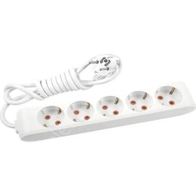 Viko VİKO0155 3 m Topraklı Çocuk Korumalı Multi-Let Altılı Grup Priz
