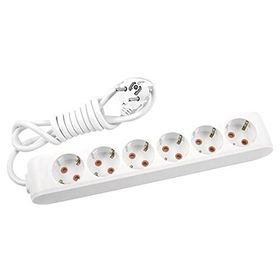 Viko VİKO0162 2 m Multi-Let Altılı Anahtarlı Topraklı Grup Priz