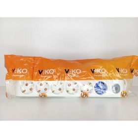 Viko VİKO0163 2 m Multi-Let Altılı Anahtarlı Topraklı Grup Priz
