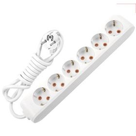 Viko VİKO0166 5 m Multi-Let Altılı Anahtarlı Topraklı Grup Priz