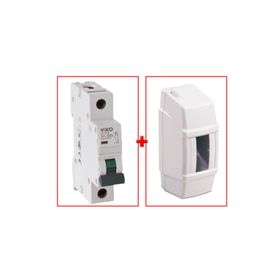 Viko VİKO0173 B Tipi 16 Amper Tekli Sigorta ve Tekli Sigorta Kutusu