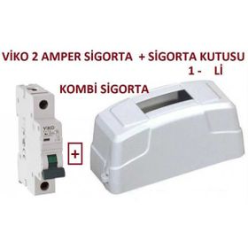 Viko VİKO0175 B Tipi 20 Amper Tekli Sigorta ve Tekli Sigorta Kutusu
