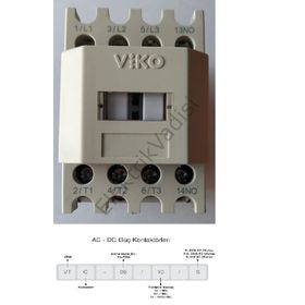 Viko VTC-09/10/S 9A 1NO 9A 1NO 230V AC Bobin Kontaktör