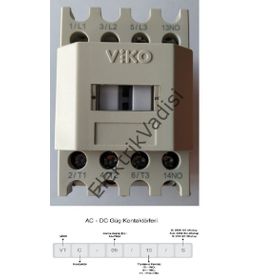Viko VTC-12/10/S 12A 1NO 12A 1NO 230V Bobin Kontaktör