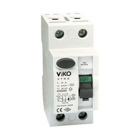 Viko VTR2-3230 AC Tip 30 mA 2x32 Amper Kaçak Akım Koruma Rölesi