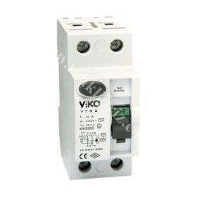 Viko Vtr2-40300 2 Kutup 300Ma 40A Kaçak Akım Koruma Rölesi