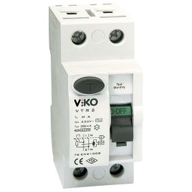 Viko VTR2-63300 2Kut 300Ma 63A Kaçak Akım Koruma Rölesi