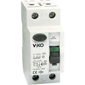 Viko VTR2-63300 2Kut 300Ma 63A Kaçak Akım Koruma Rölesi