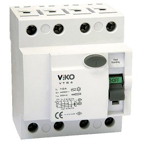 Viko VTR4-10030 4x100 Amper 30mA Kaçak Akım Koruma Rölesi