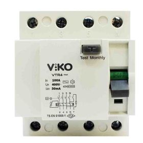 Viko VTR4-100300 AC Tip 300 mA 4x100 Amper Kaçak Akım Koruma Rölesi
