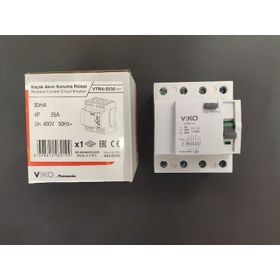 Viko VTR4-2530 4Kut 30Ma 25A Kaçak Akım Koruma Rölesi