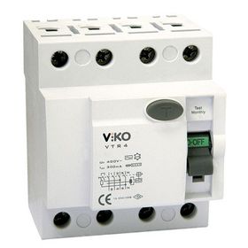Viko VTR4-63300 3x63 A 300 mA Yangın Koruma Rölesi