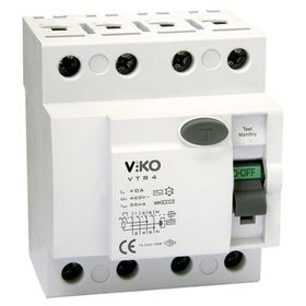Viko VTR4-63300 4Kut 300mA 63A Kaçak Akım Koruma Rölesi