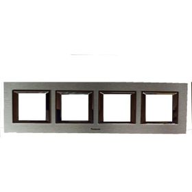 Viko WVTF28505AS PanasonicThea 4X2m Ultima Metal Eloxal Gümüş Renk Çerçeve
