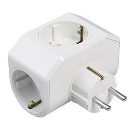 Viko Yonca Plus Beyaz Üçlü Topraklı Priz