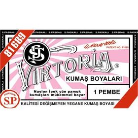 Viktoria 1 Pembe Toz Kumaş Boyası