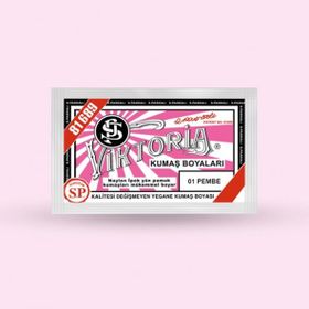 Viktoria 1 Pembe Toz Kumaş Boyası