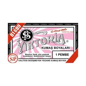Viktoria 1 Pembe Toz Kumaş Boyası
