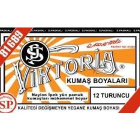 Viktoria 12 Turuncu Toz Kumaş Boyası