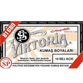 Viktoria 14 Bej Açık Toz Kumaş Boyası