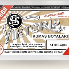 Viktoria 14 Bej Açık Toz Kumaş Boyası