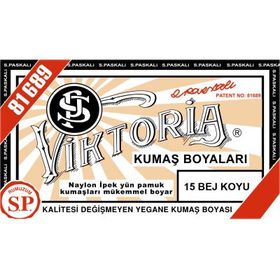 Viktoria 15 Bej Koyu Toz Kumaş Boyası